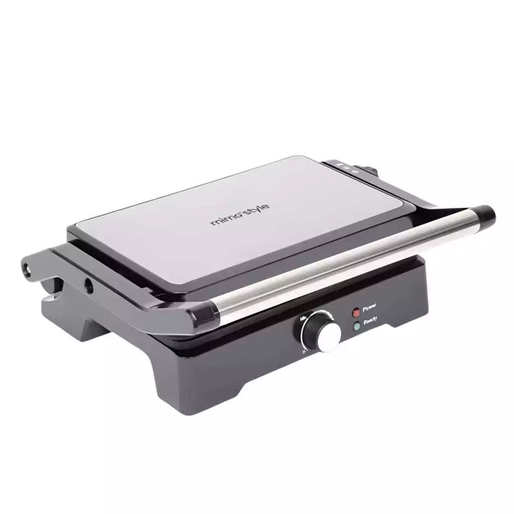 Churrasqueira Sanduicheira Grill Smart em Aço Inox e Placas Antiaderentes 180º 127V Mimo Style