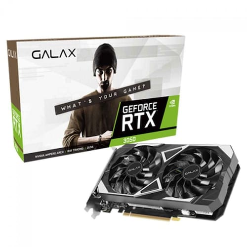 Imagem do produto Placa de Vídeo Galax GeForce RTX 3050 EX 1-Click OC 6GB 96Bit GDDR6 - 35NRLDMD9OEX em Extra