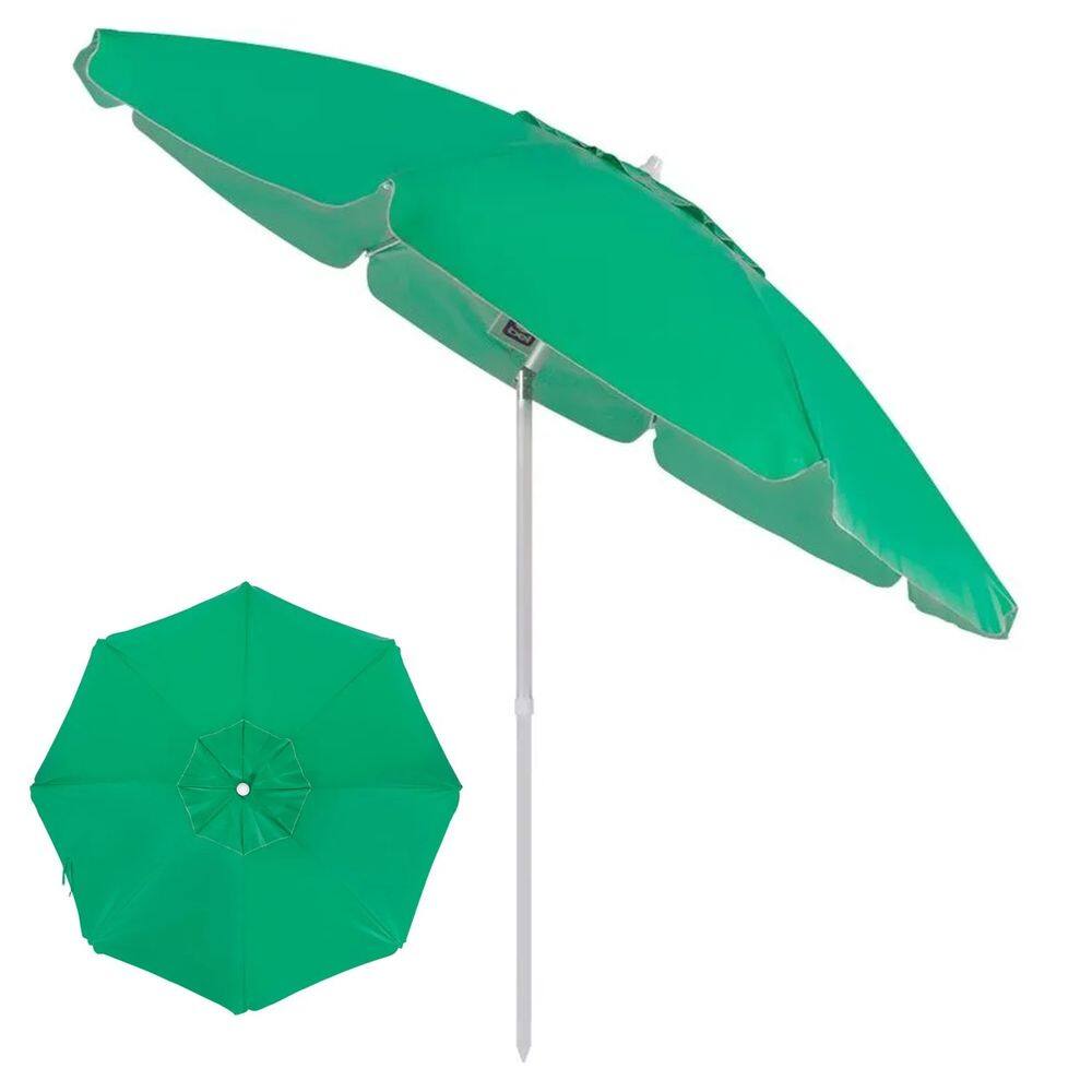 Guarda Sol Bagum Top 2,4m Alumínio Articulado Verde - 12103 Belfix