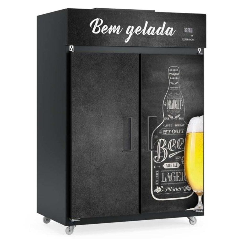 Mini Camara Bebidas Cerveja Gmcb2p Preto 1421L 220V Gelopar
