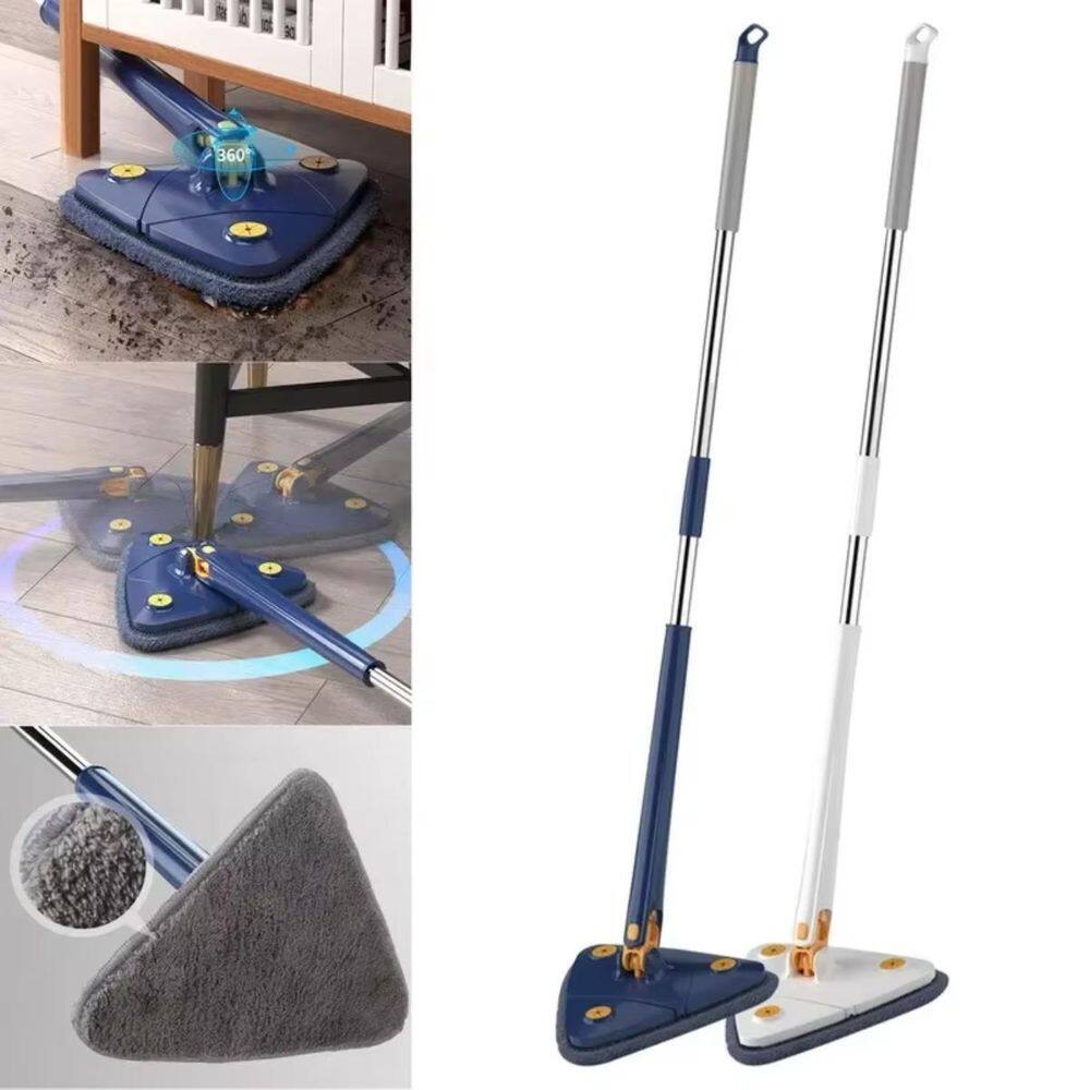 Esfregão Giratório Triangular 2 Refil Limpeza