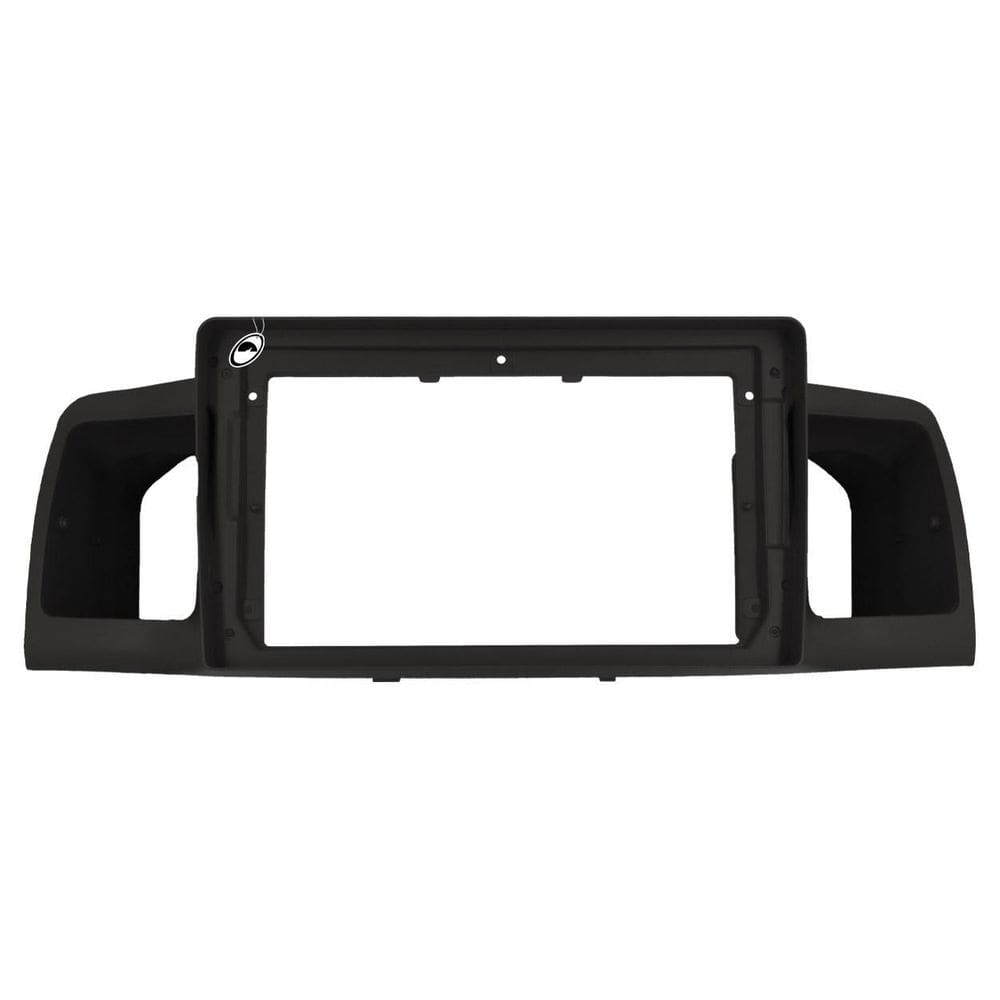 Moldura De Painel 2 Din 9 Corolla 2003 Até 2006 Preto