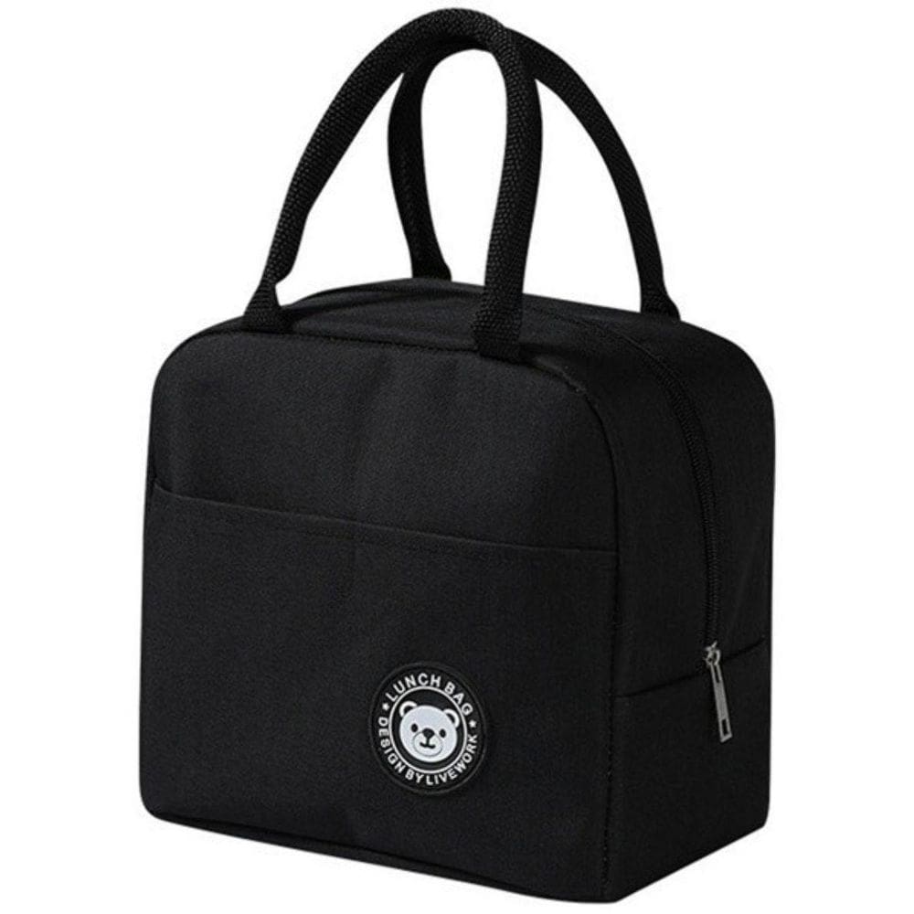 Bolsa Térmica Quente /Frio Portátil Antivazamento Preto