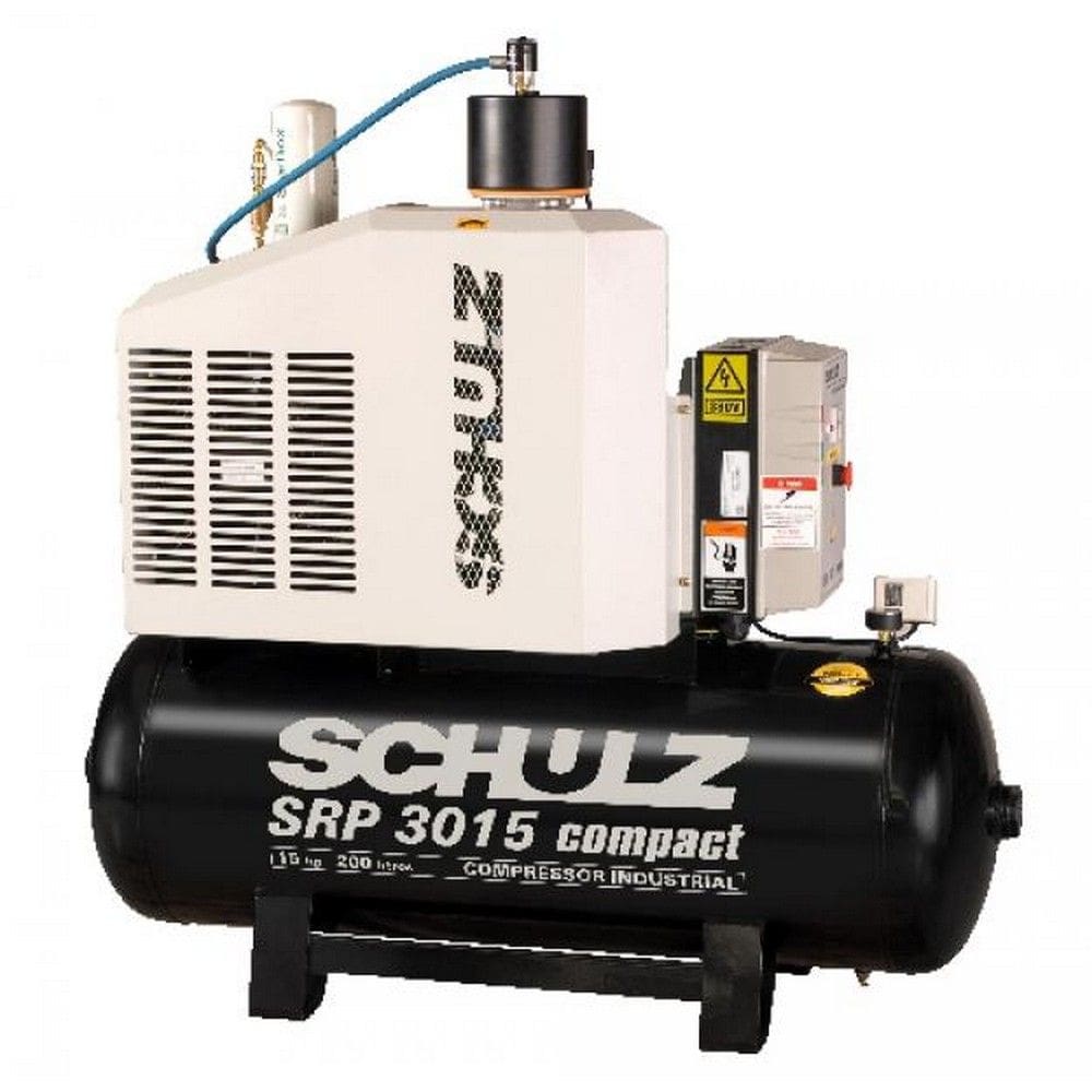 Compressor Rotativo Parafuso 15Cv Schulz Srp3015 Tr 220V