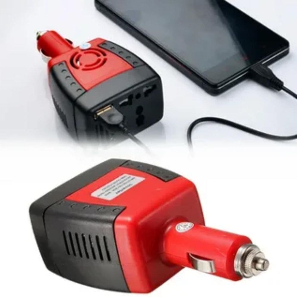 Inversor Conversor 150W 12V Para 110V Tomada Usb Veicular