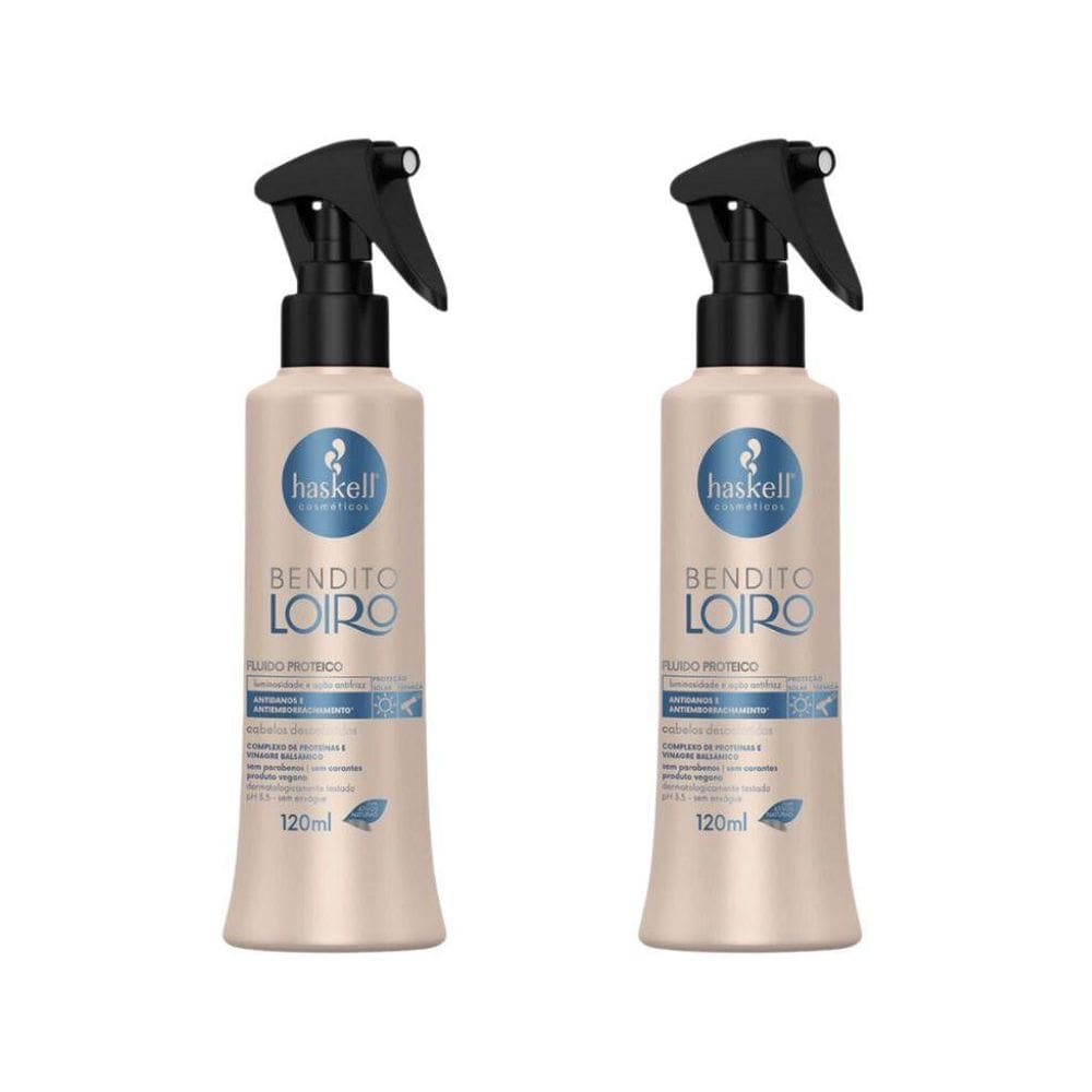 Fluido Haskell Bendito Loiro 120Ml - Kit Com 2Un