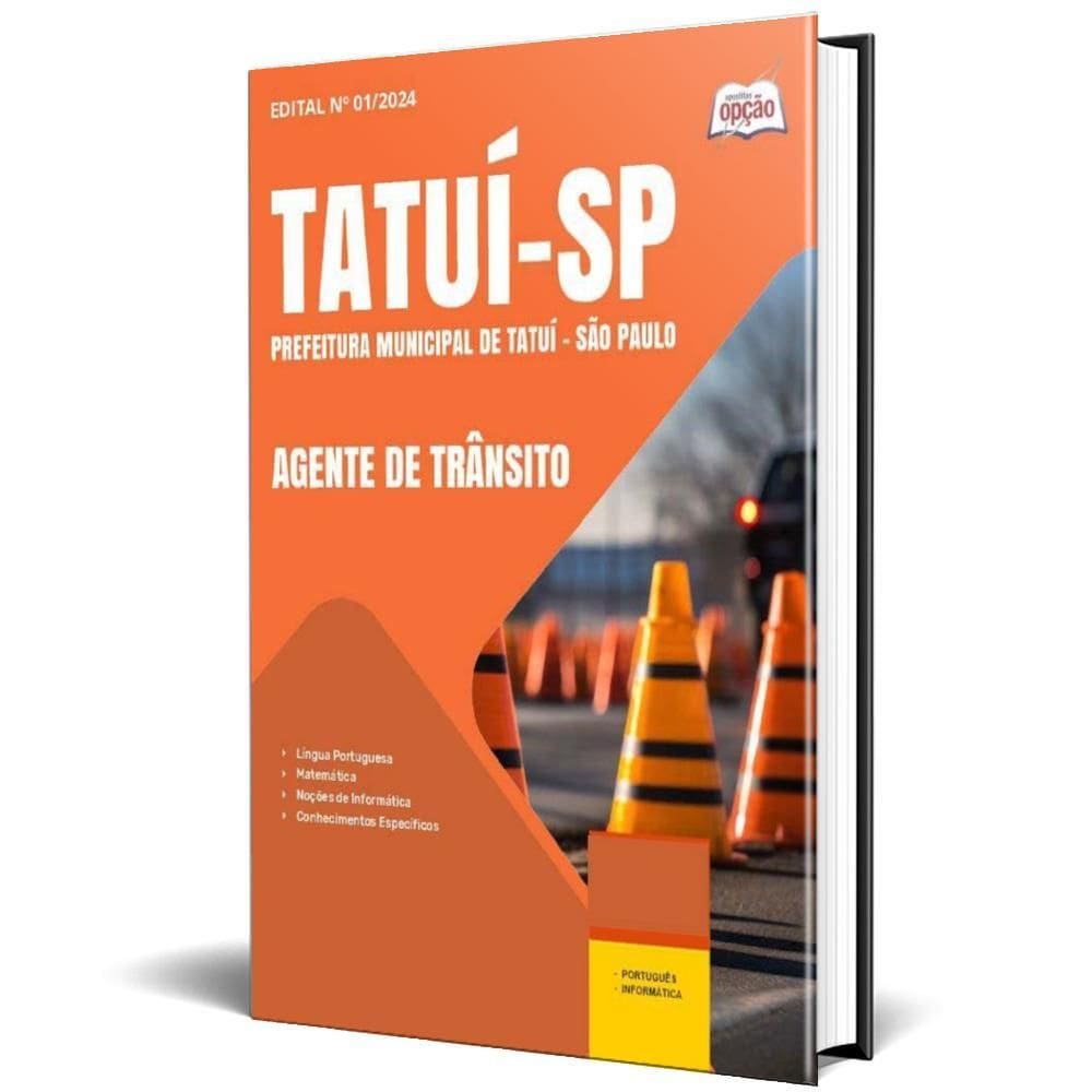 Apostila Prefeitura De Tatuí Sp 2024 - Agente De Trânsito