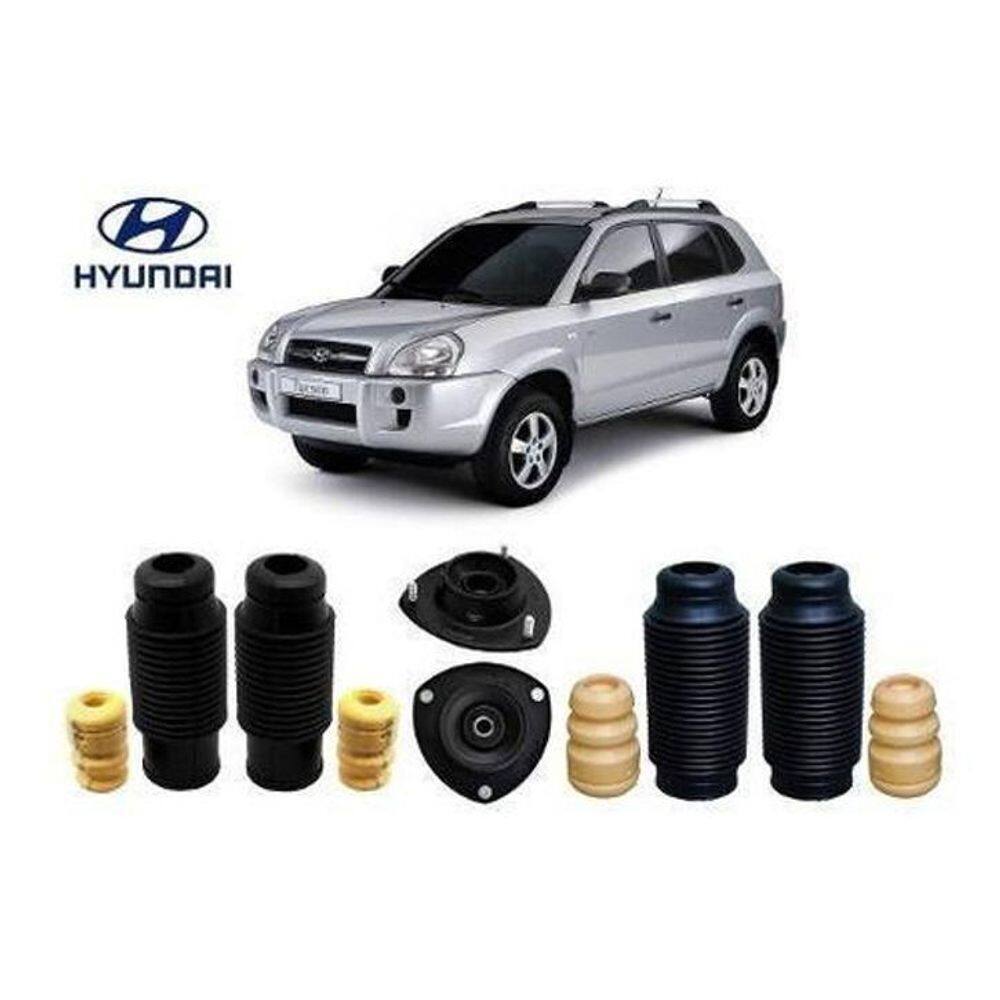 4 Kit Coxim Batente Dianteiro Traseiro Hyundai Tucson 2006 2007 2008