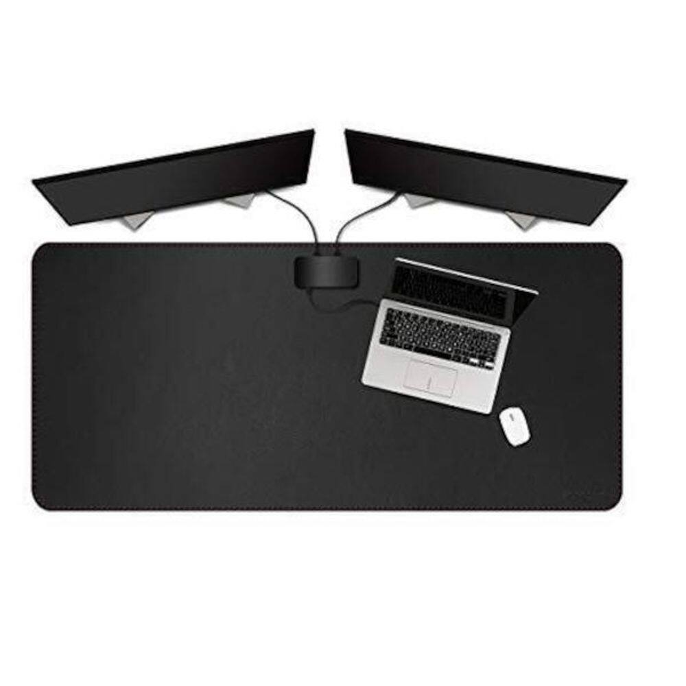 Deskpad Couro Gamer Escritório Mesa Decoração 160X40