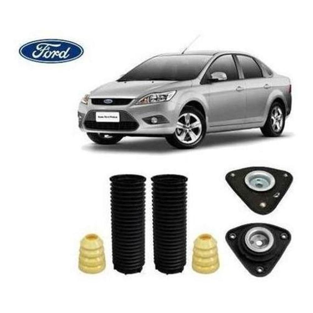 2 Kit Coxim Batente Amortecedor Dianteiro Focus Sedan 2008 2009 2010 2011 2012 2013