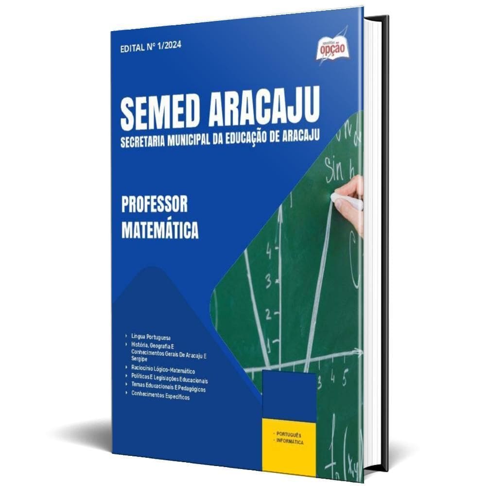 Apostila Semed Aracaju 2024 - Professor - Matemática