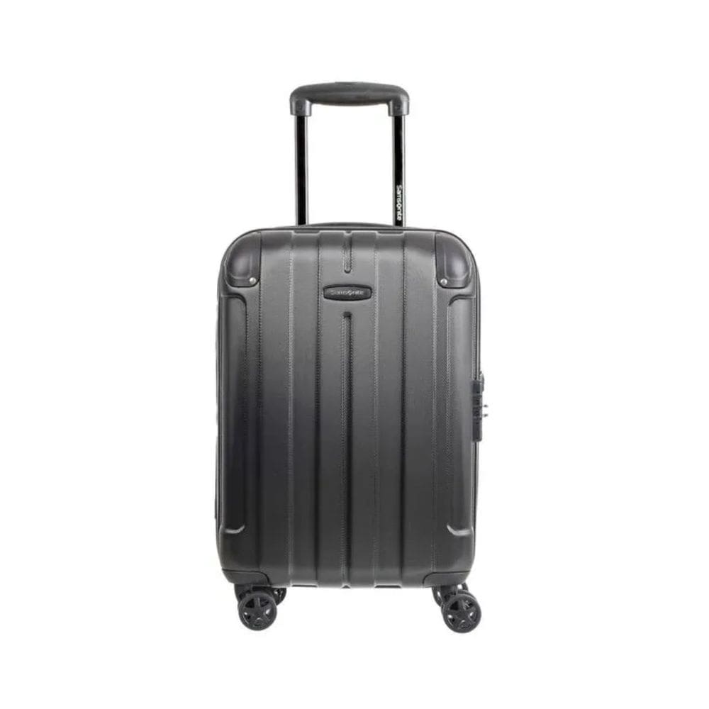 Mala De Bordo De Viagem Em Abs Sansonite Eurotravel Spinner Tsa Preta