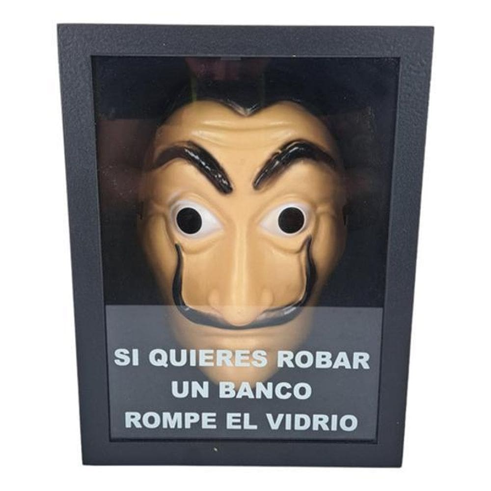 Quadro Geek Decorativo Parede Seriado Netflix Casa De Papel
