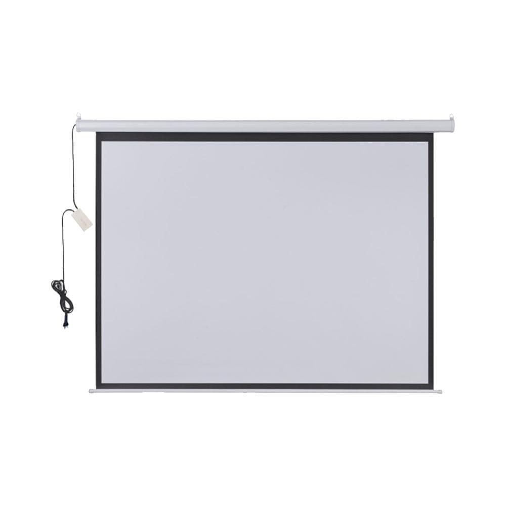 Tela de Projeção Retrátil Elétrica 100 - 203x152cm - 220v - Com Controle Remoto - Multilaser AC355