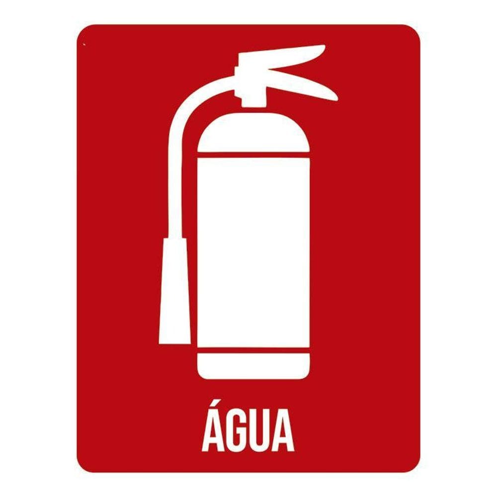 Placa Sinalização Ambiente Hidrante Água 36X46