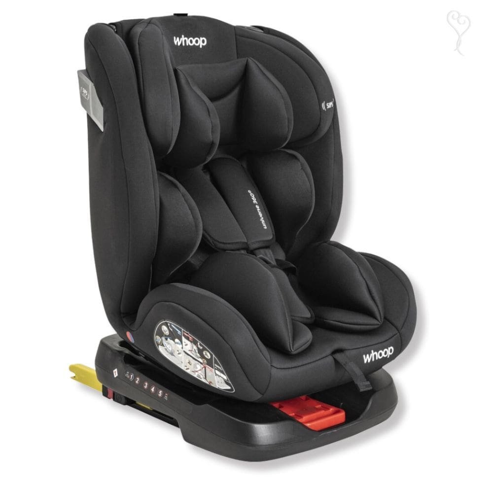 Cadeira De Auto Universe 360 Isofix 0 A 36 Kg Preta - Kiddo