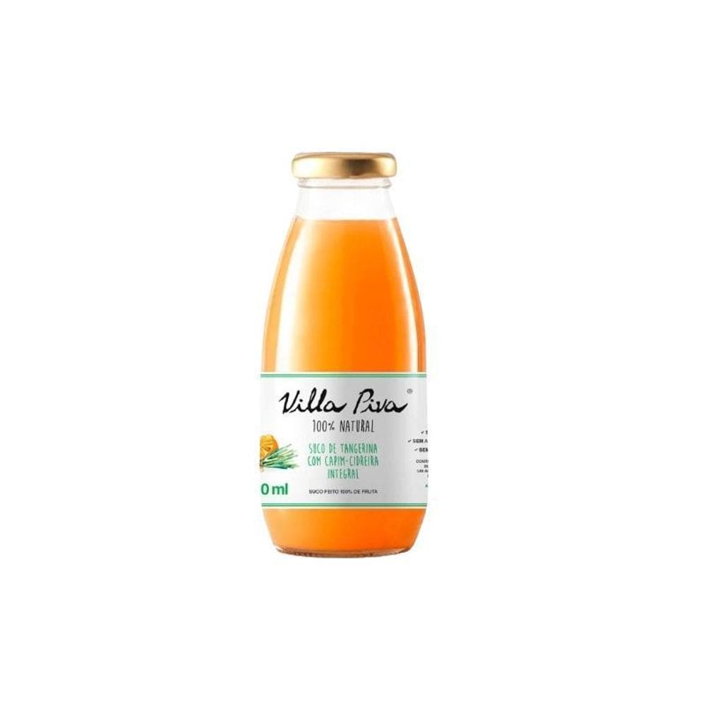 Suco De Tangerina Capim Cidreira Sem Açúcar Villa Piva 300Ml