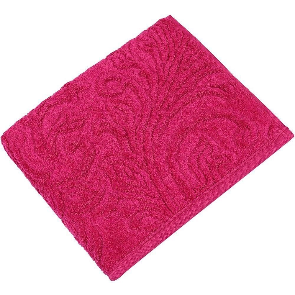 Toalha De Rosto Ravenna 470 G/m² 100% Algodão 48x80 Rosa Intenso