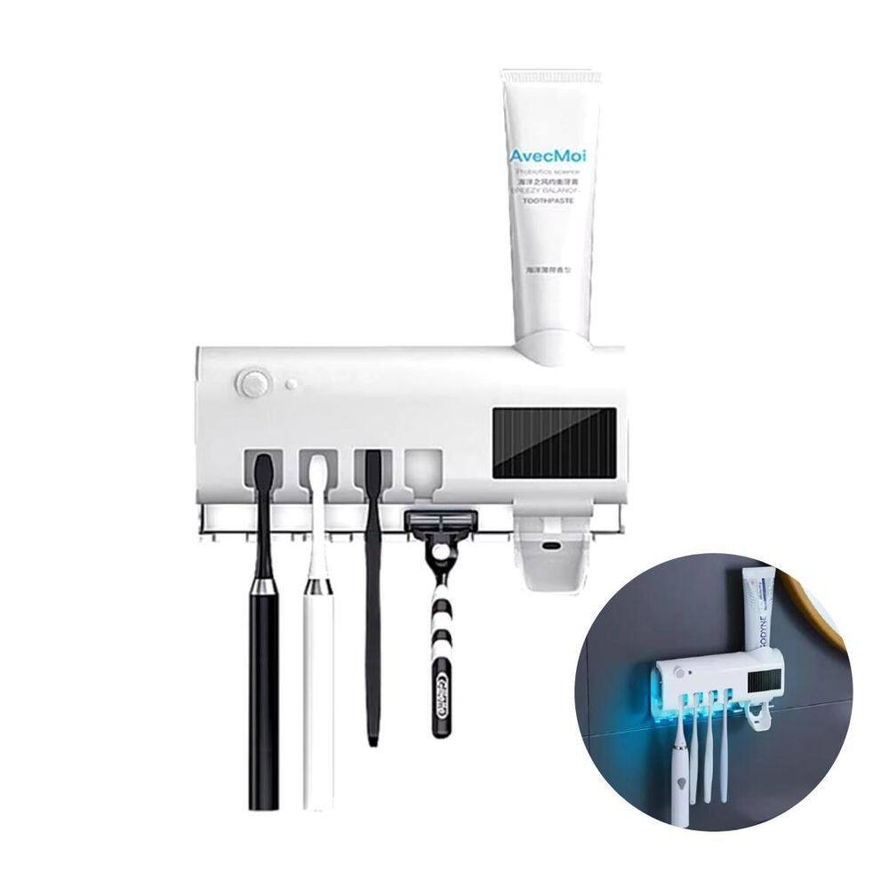 Dispensador De Massa Com Suporte Escovas E Esterilizador Uv