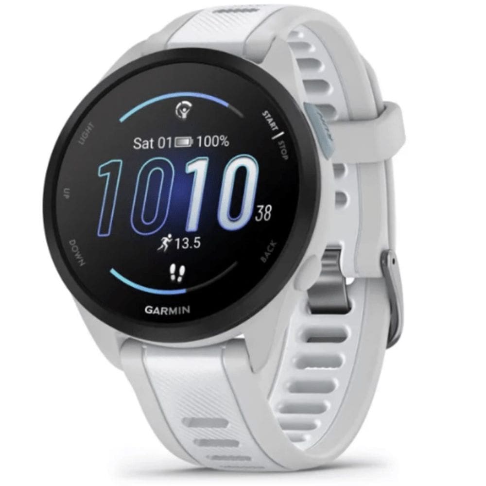 Relógio Garmin Forerunner 165 Music Cinza e Branco