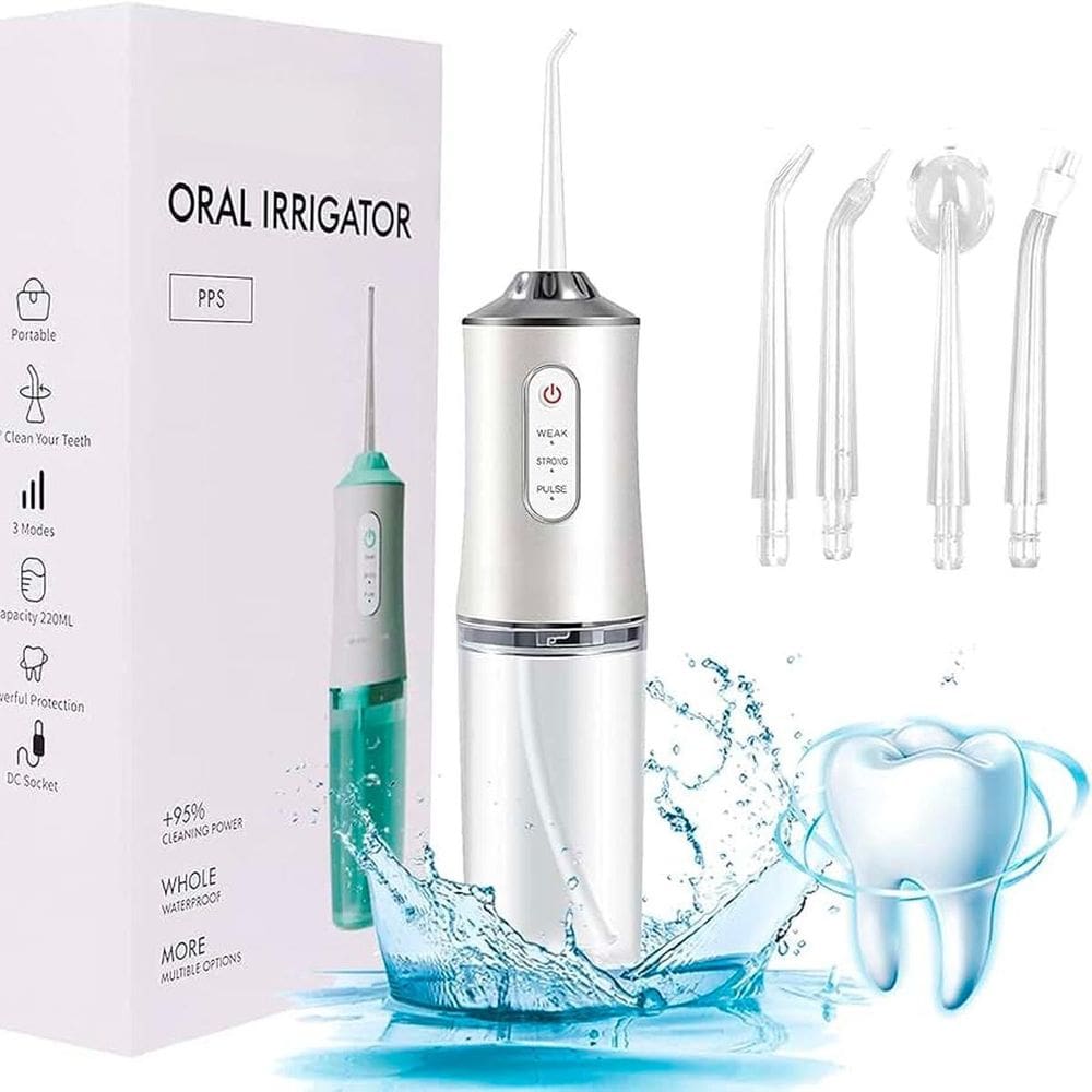 Aparelho Bucal Elétrico Jato Potente Para Limpeza Dental