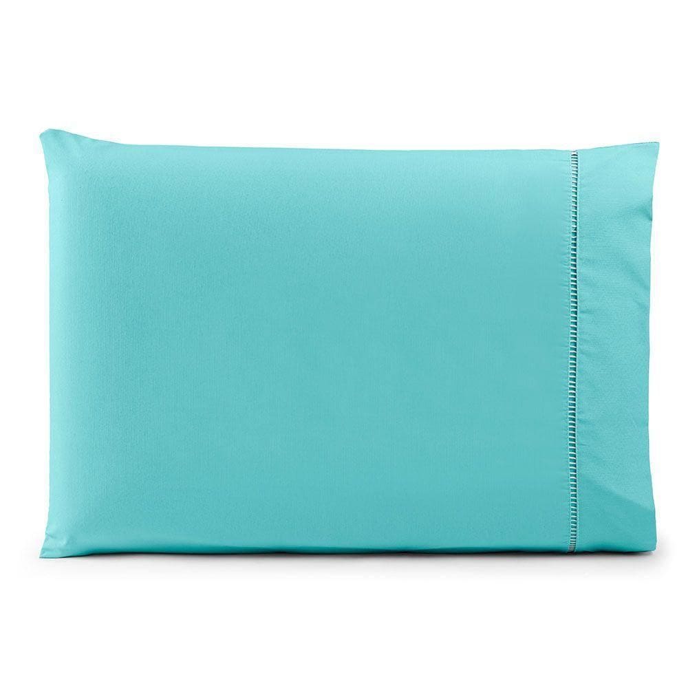 Fronha Avulsa 70cm X 50cm 1 Peça Paris 100% Algodão Percal 150 Fios Cor:verdetiffany