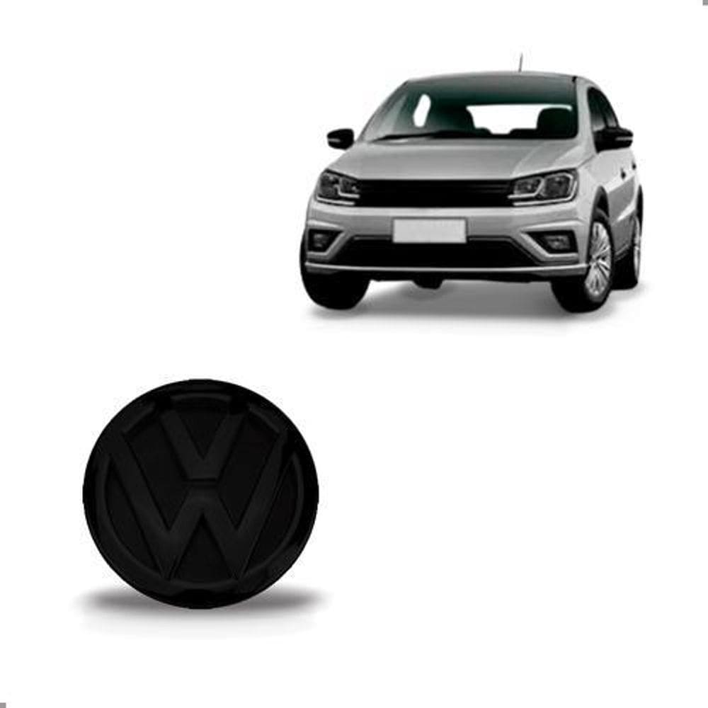 Emblema Mala Para Vw Gol G6 G7 Voyage G6 Up Black Piano