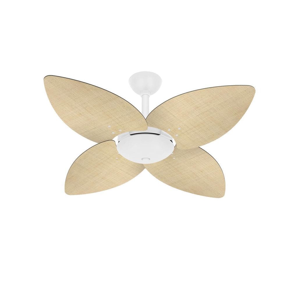 Ventilador Teto Turbo 4 Pás Palha Winds Branco Ventax 220V