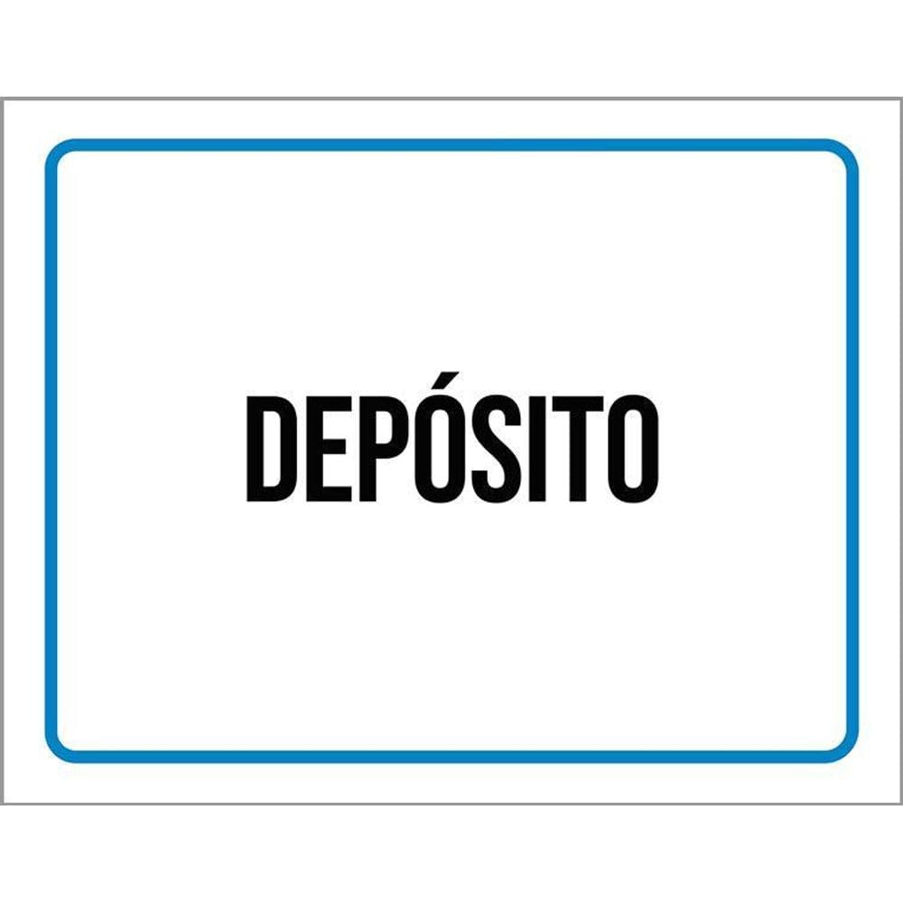 Kit 3 Placas Ambiente Sinalização Setor Almoxarifado