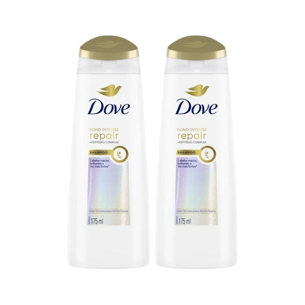 Shampoo Dove 175Ml Bond Intense Repair Peptideo - Kit C/2Un