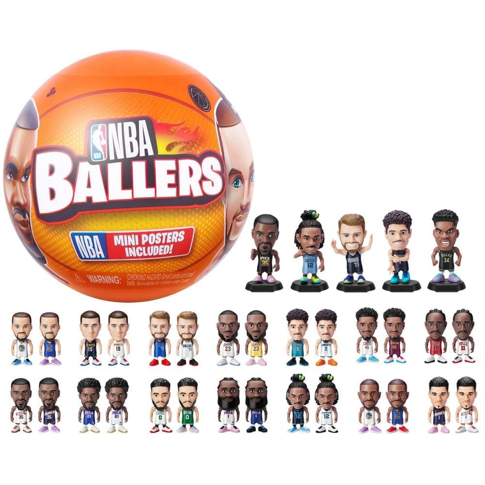 Boneco 5 Surprise Nba Ballers Mini Brands Colecionável Zuru
