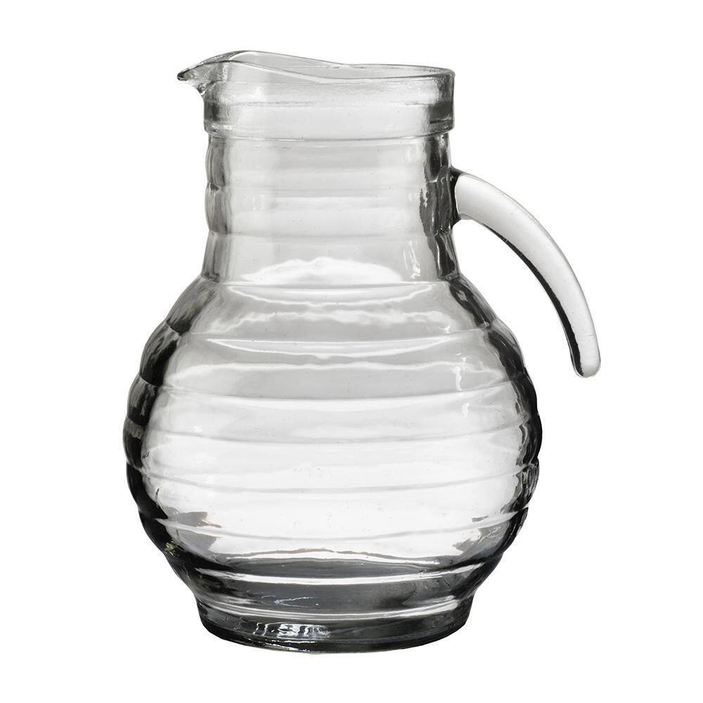 Jarra Vidro Espiral Água Suco Restaurante Buffet Bar 1500Ml