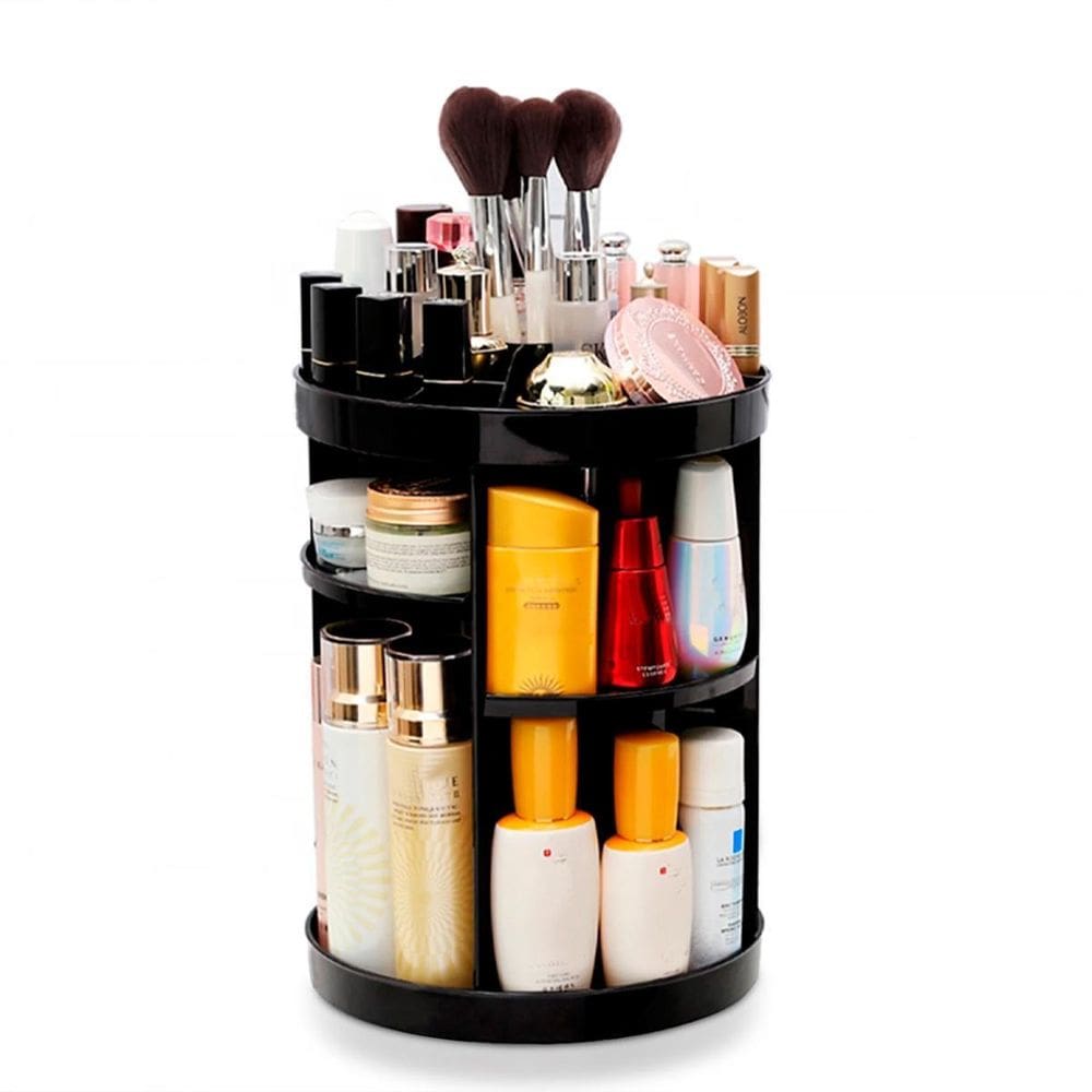 Suporte Giratório Para Maquiagem Ideal Pincéis Batons E Make