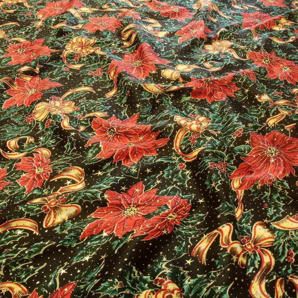 Tecido Oxford Natal Estampado Natalino Brilho Rolo 4 Metros