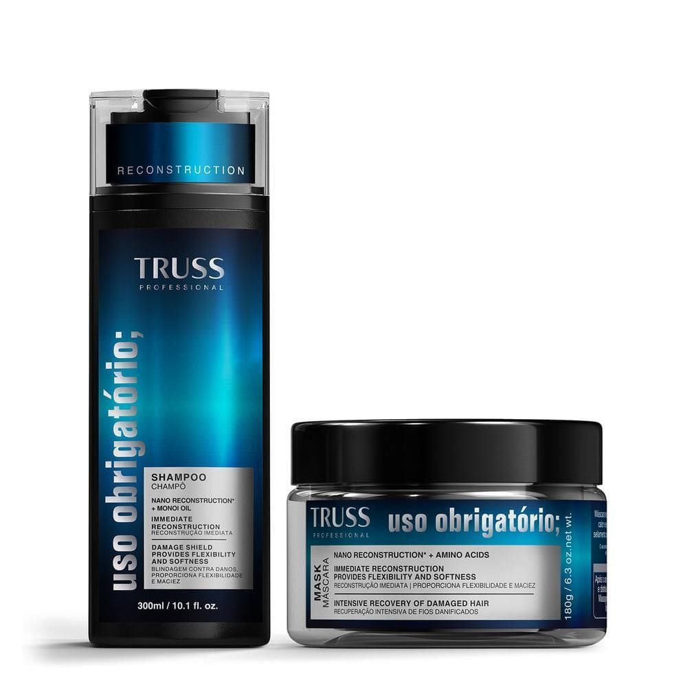 Truss Uso Obrigatório Kit Shampoo E Máscara