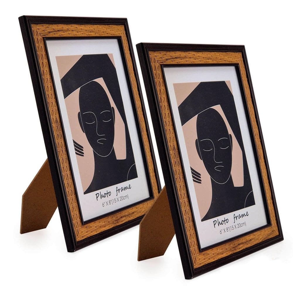 Porta Retrato Moldura Estilo Trama 15X20Cm 6062