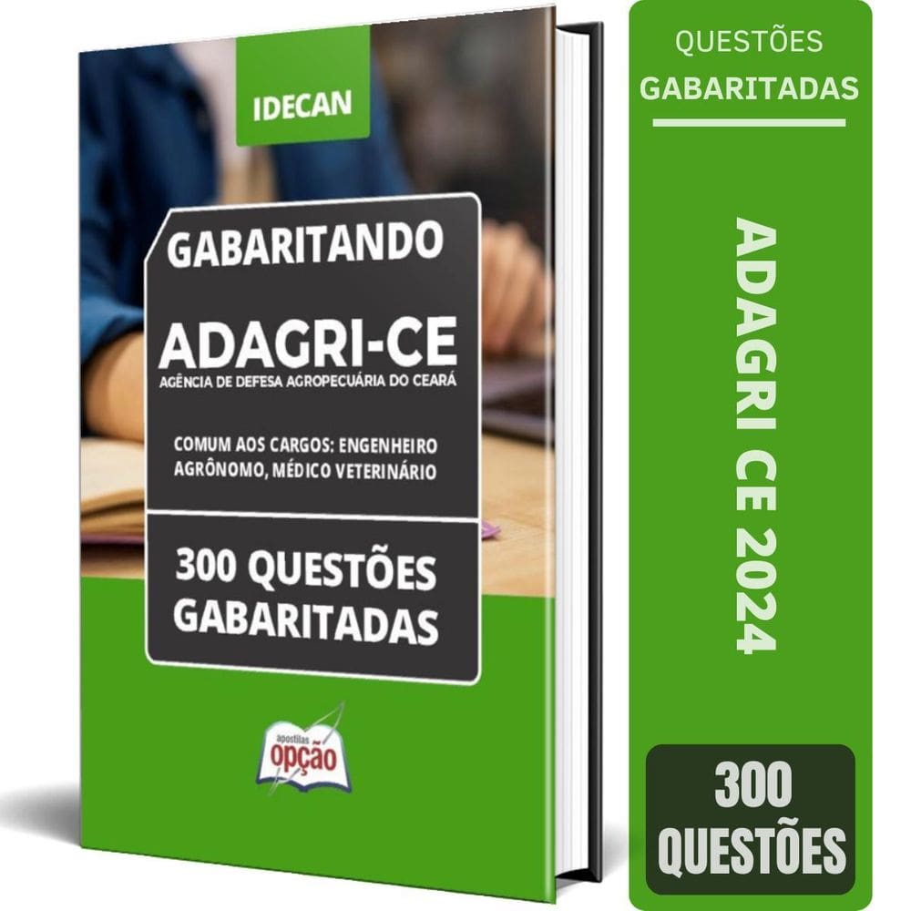 Caderno Adagri Ce 2024 Comum Aos Cargos: Engenheiro Agrônomo