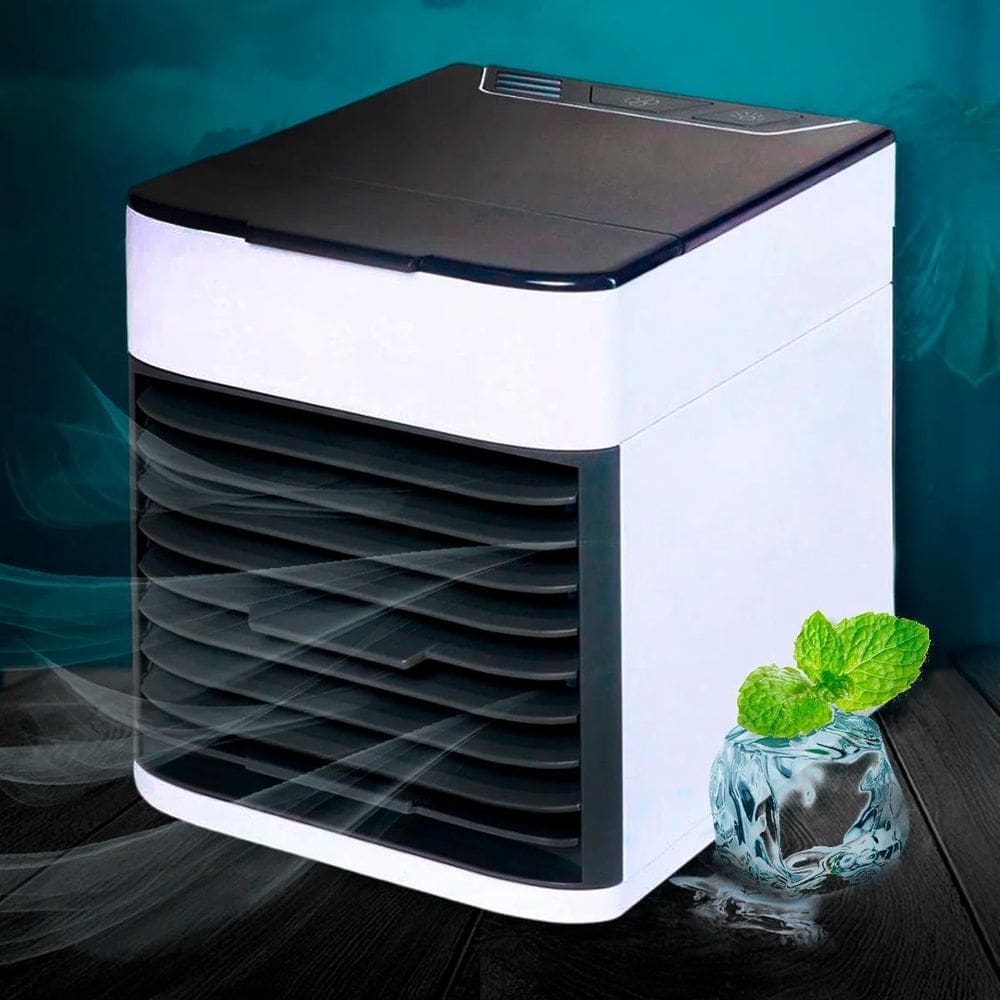 Mini Ventilador Portátil Ar Condicionado Usb Uso Em
