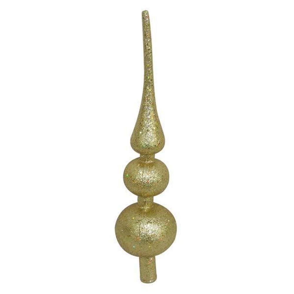 Enfeite De Natal Dourado Para Arvore/Mesa/Porta Grande 29Cm