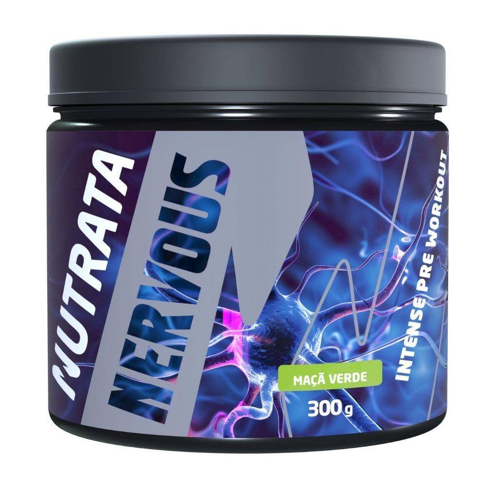 Nervous Pre Treino Sabor Maçã Verde 300G Nutrata