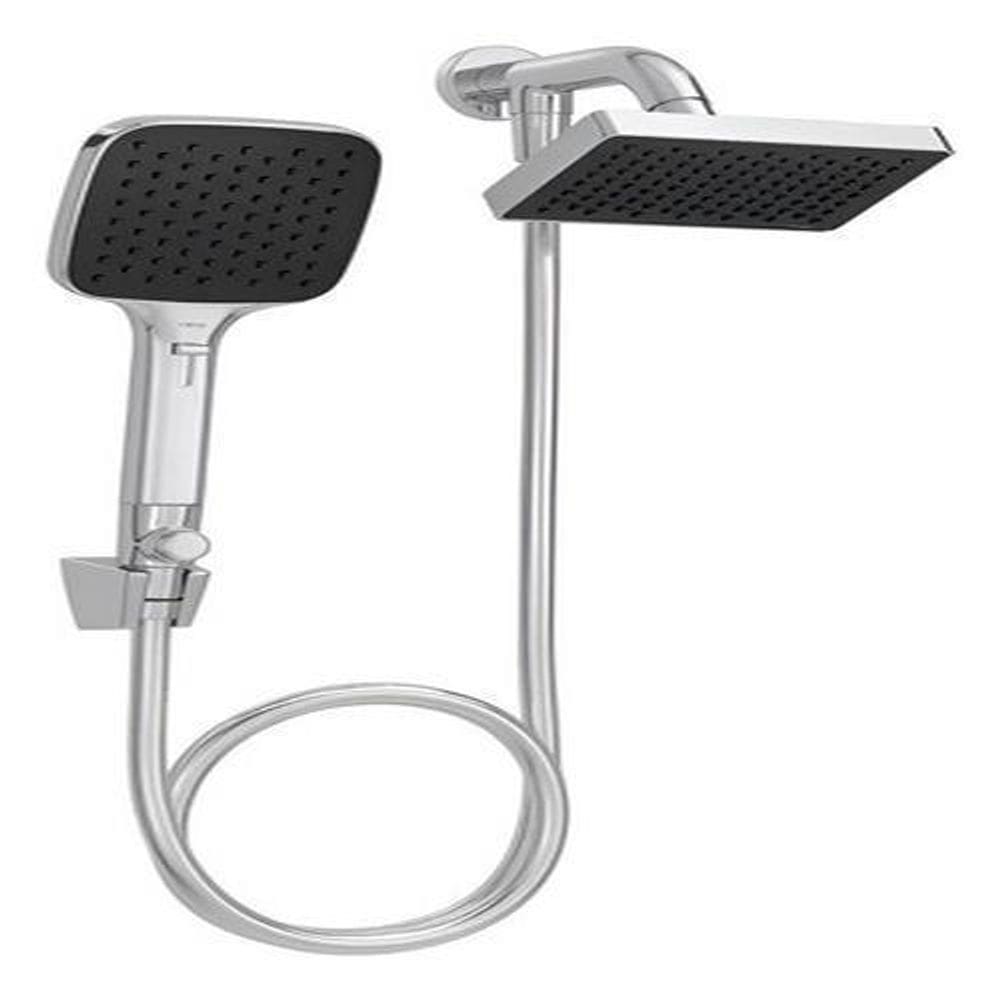 Ducha Cromada Quadrada Com Desviador Chuveirinho - Deca