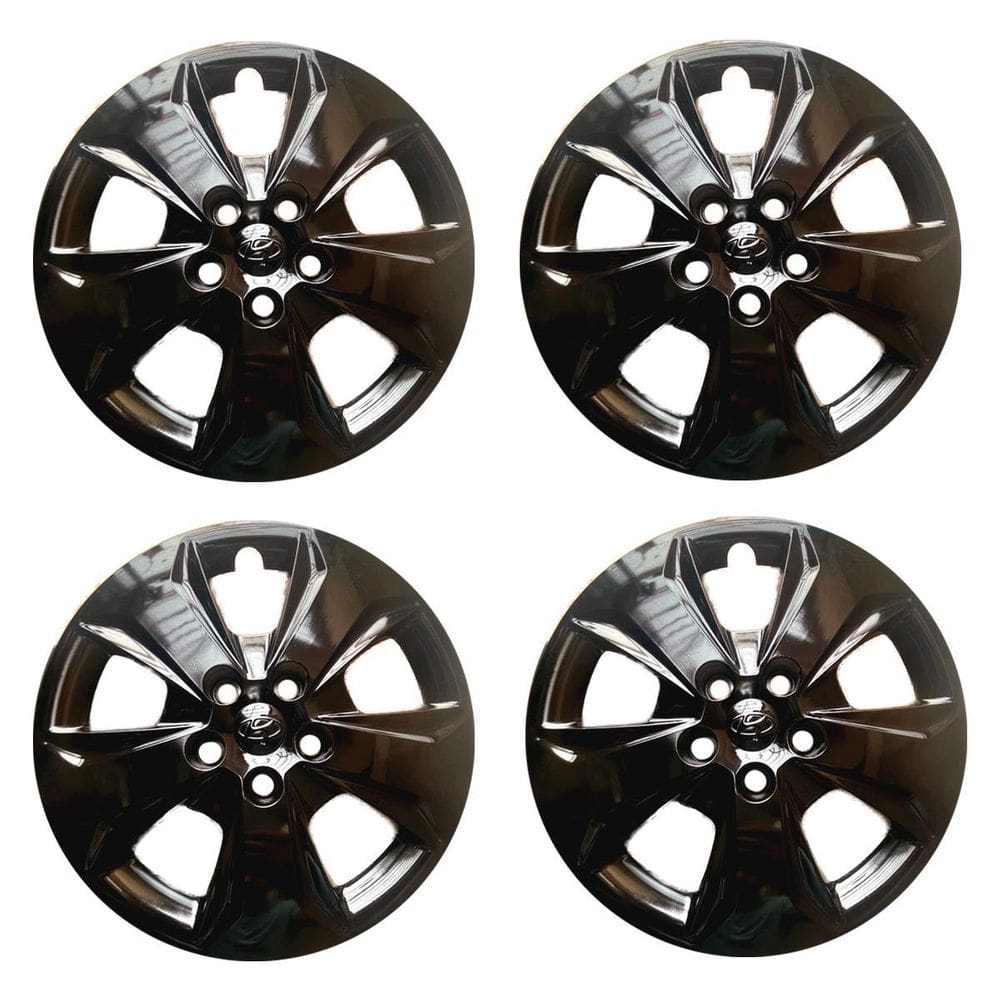 4X Calota Creta Aro 16 Nova 5 Furos Black Piano
