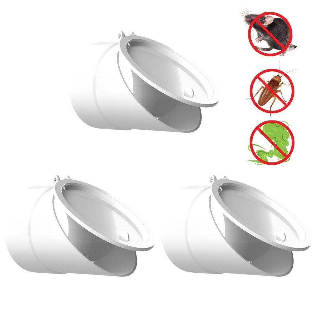 Válvula De Retenção Esgoto Para Canos 75Mm Kit 03 Un