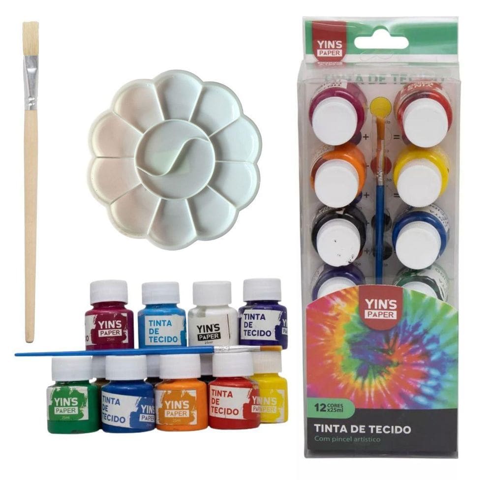 Kit Pintura Em Tecido Tinta Gode E Pincel