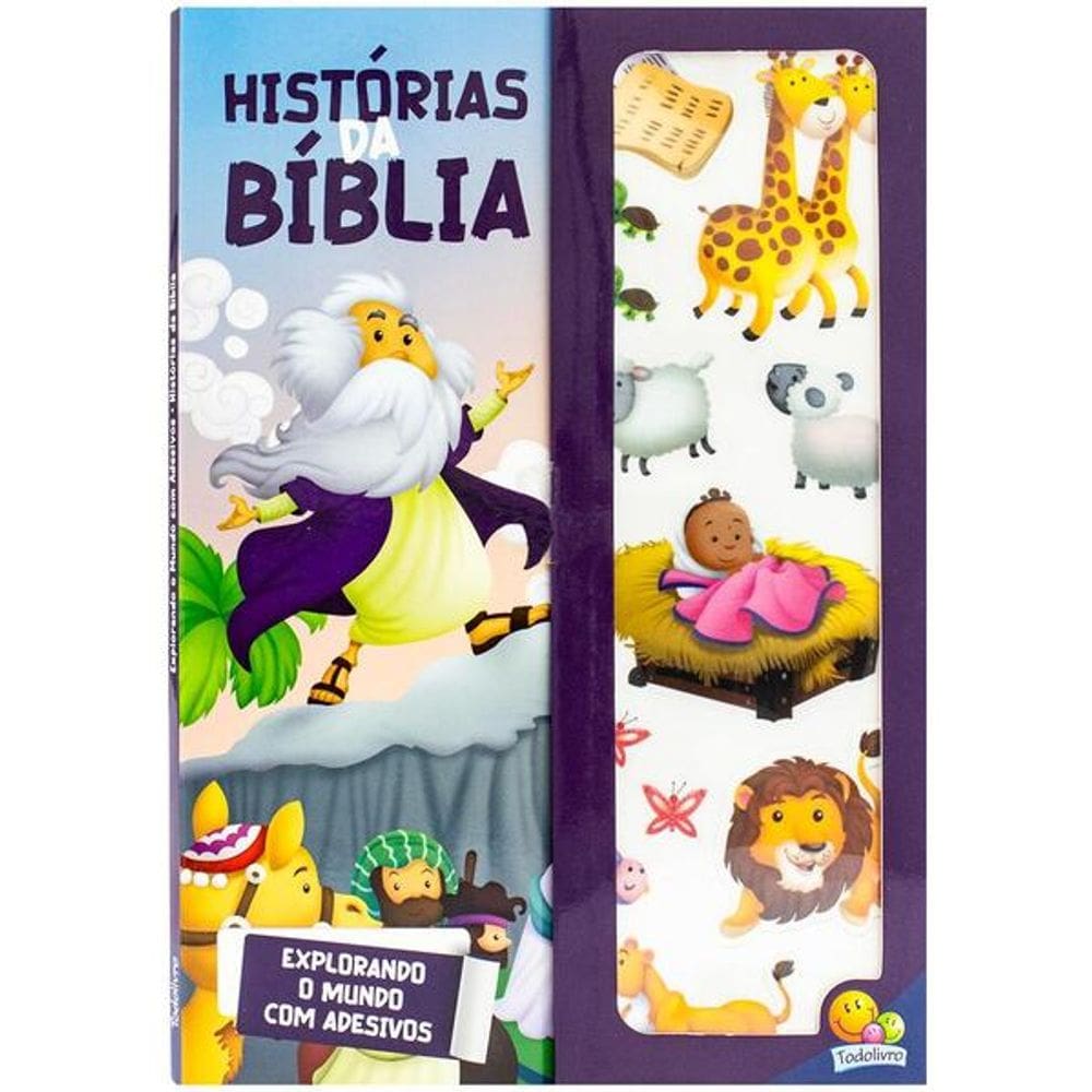 Explorando o Mundo com Adesivos: Historias da Biblia