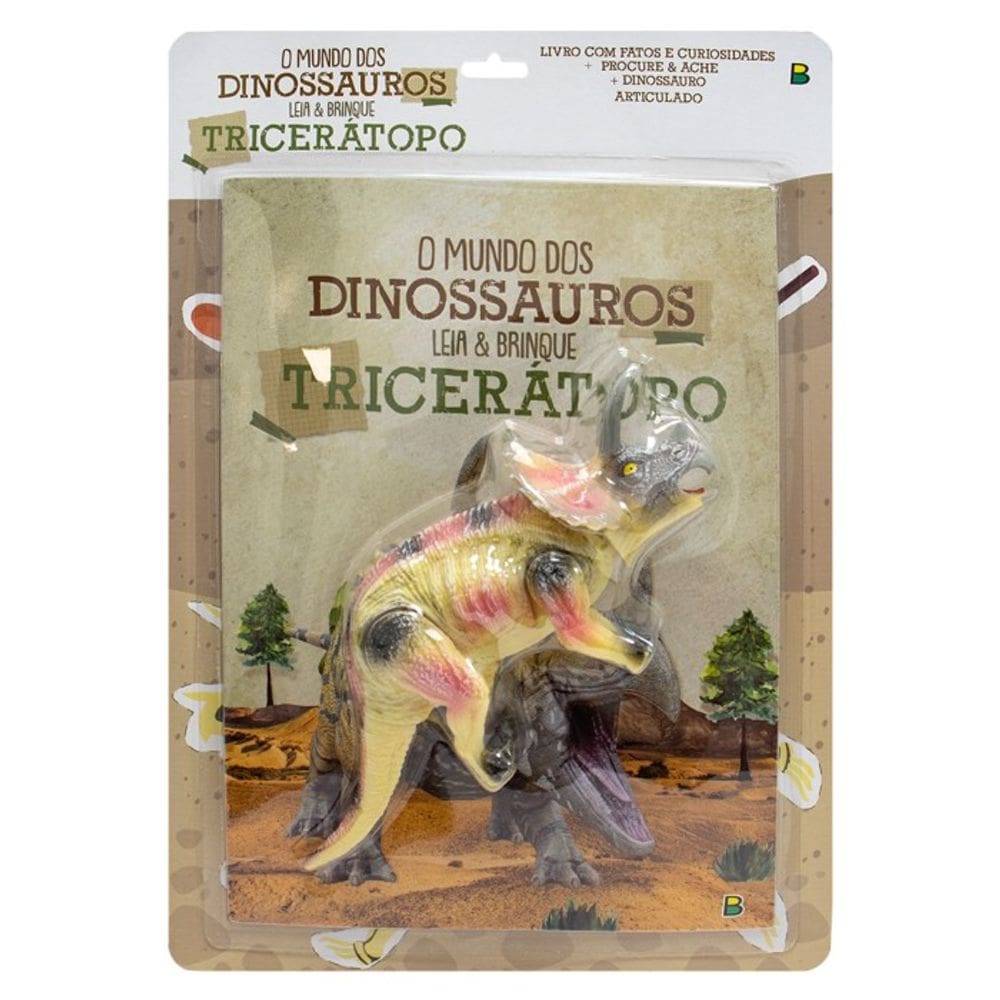 Mundo dos Dinossauros, O: Leia & Brinque Tricera