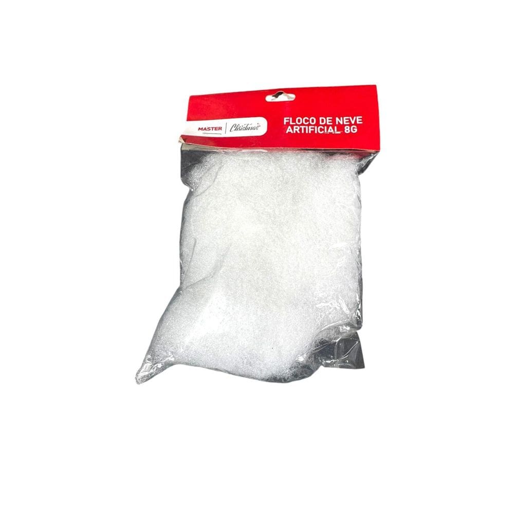 Enfeite Decorativo Natal Floco De Neve Kit 2 Pcts De 8Gr