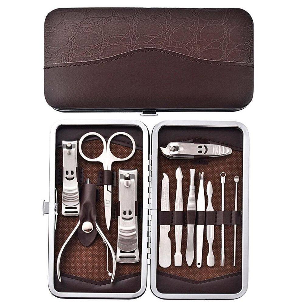Kit De Unhas Completo Profissional Tesoura E Pinça Portátil