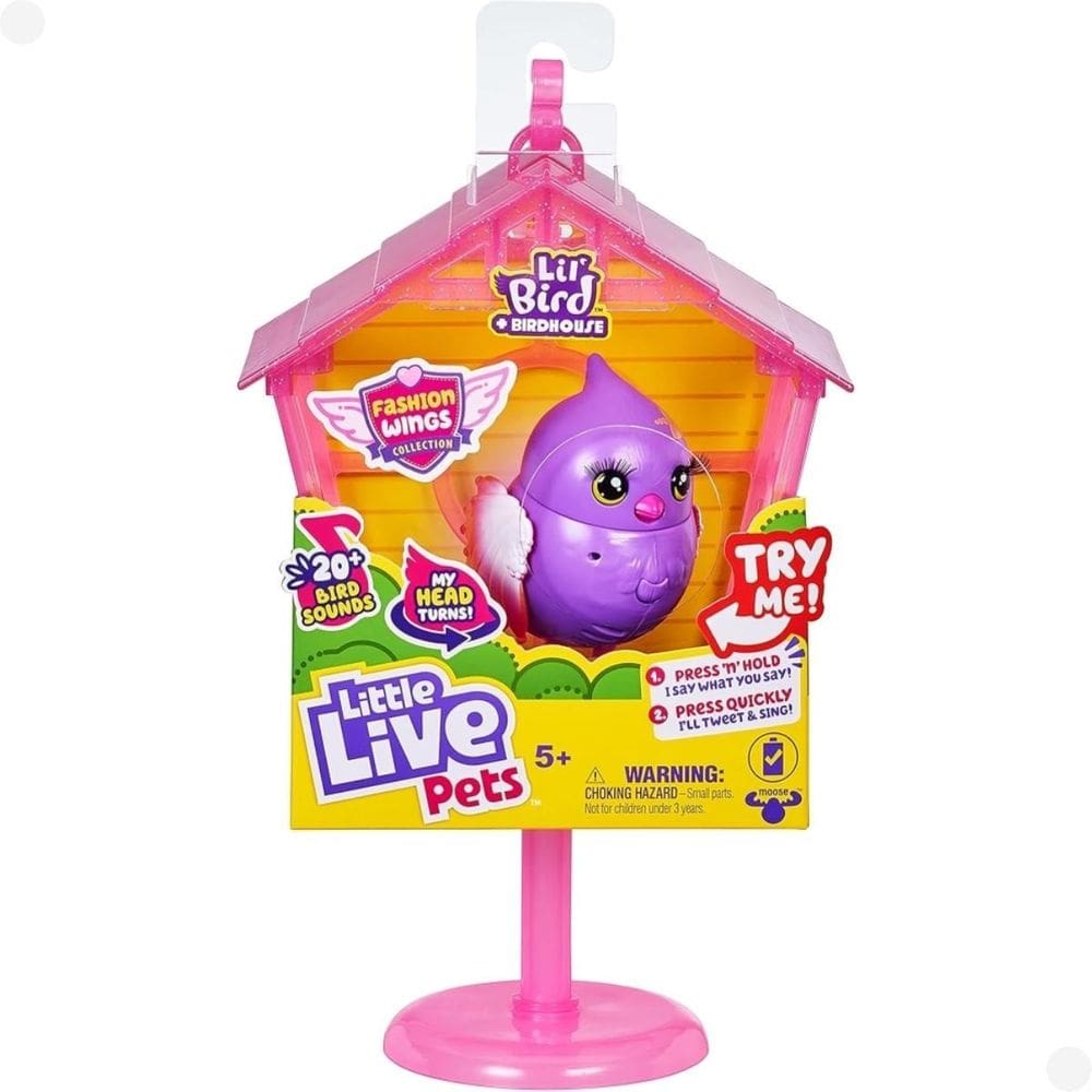 Little Live Pets Lil Bird Ligável Com +20 Sons Reação - Fun