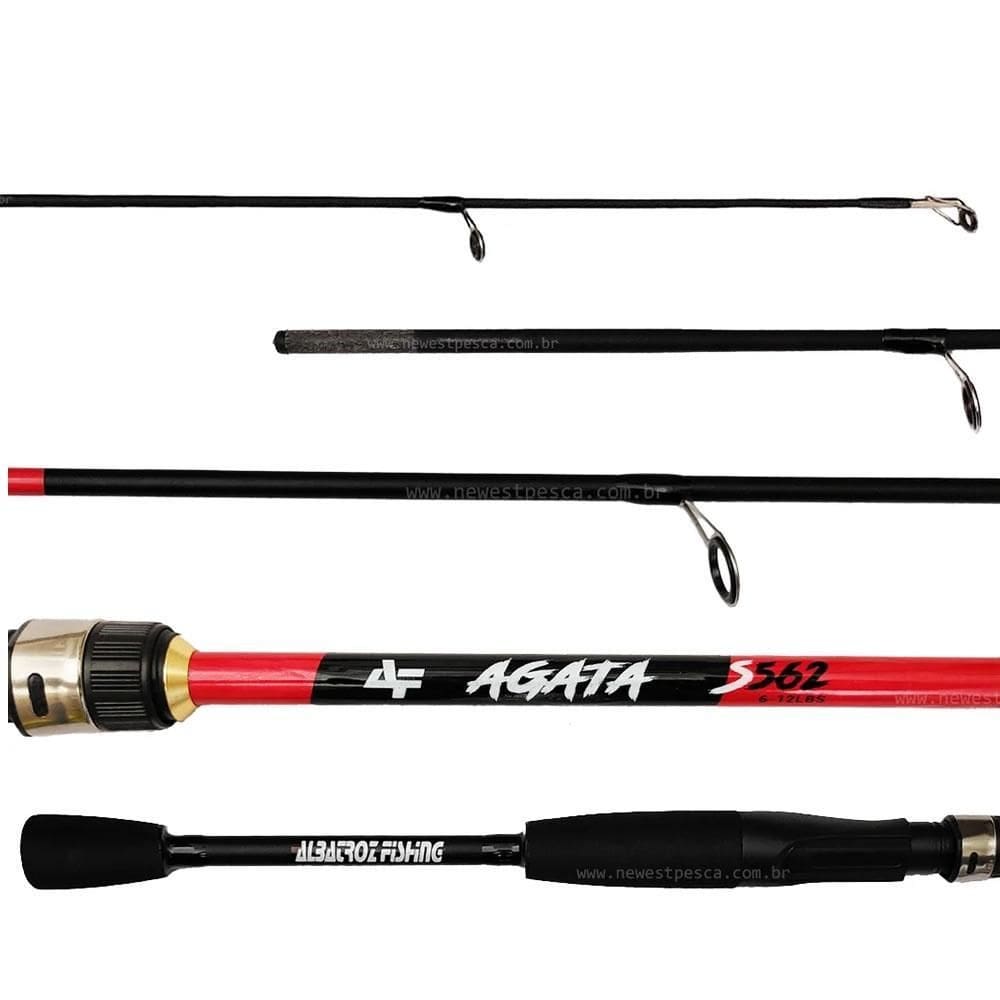 Vara Carbono Para Molinete Ágata S562 6-12Lb 1,68M Albatroz